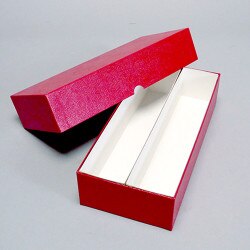Red Double Row Coin Holder Boxes